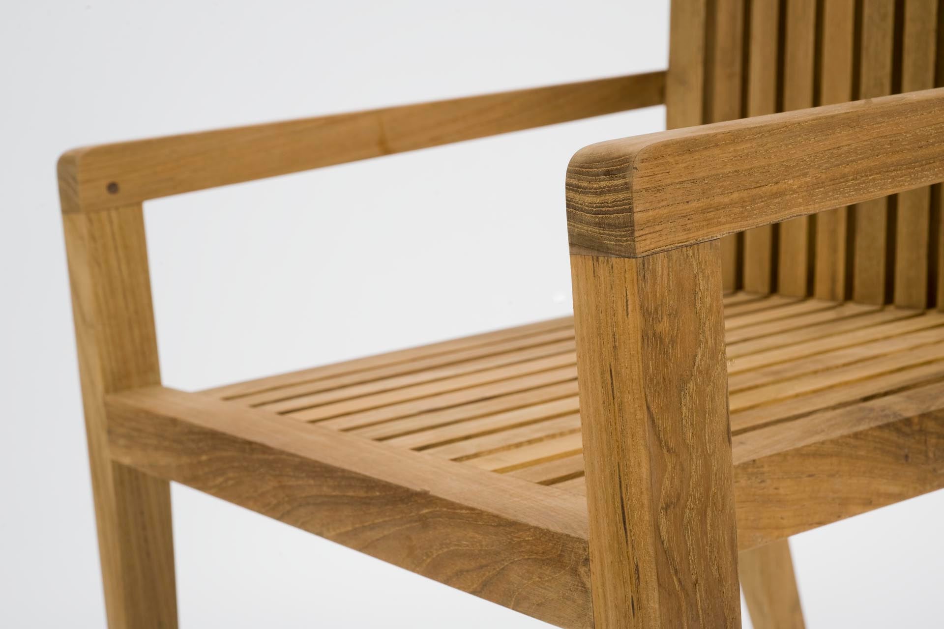 PR Home Menton Outdoor Dining Armchair – Teak