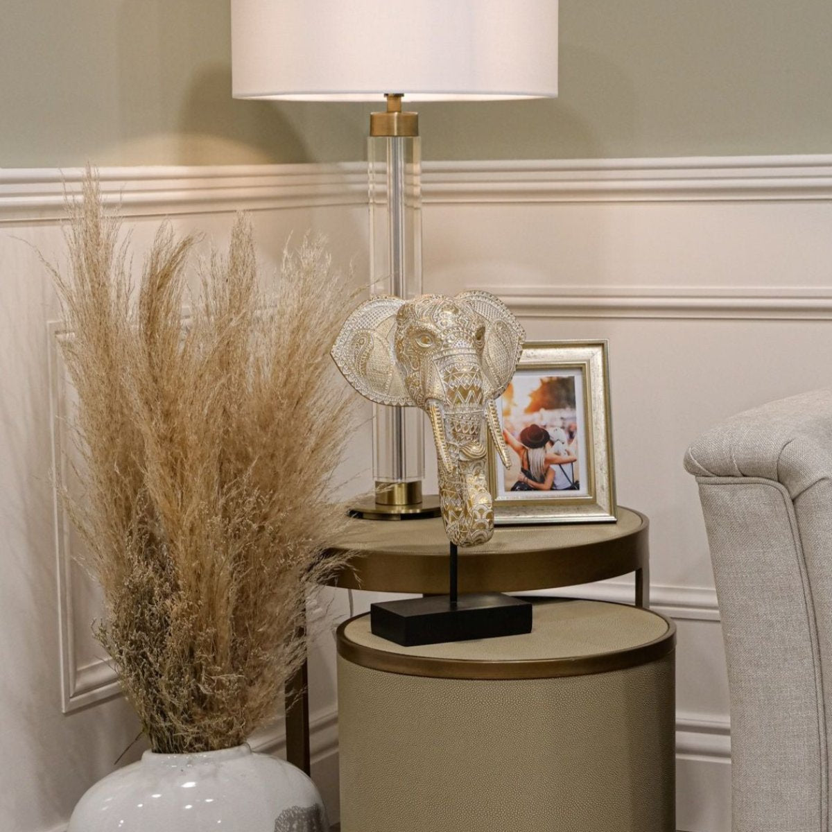 Mindy Brownes Elephant Head Sculpture-Beaumonde