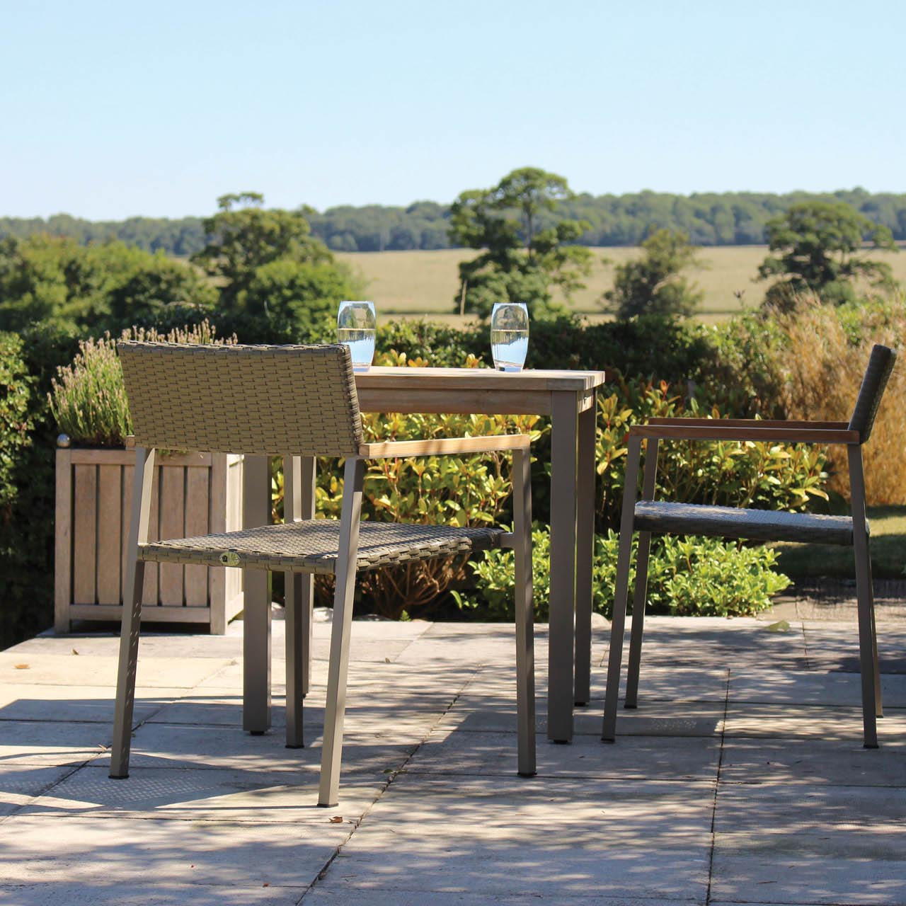 PR Home Atlantic Square Outdoor Dining Table – Kubu / Teak