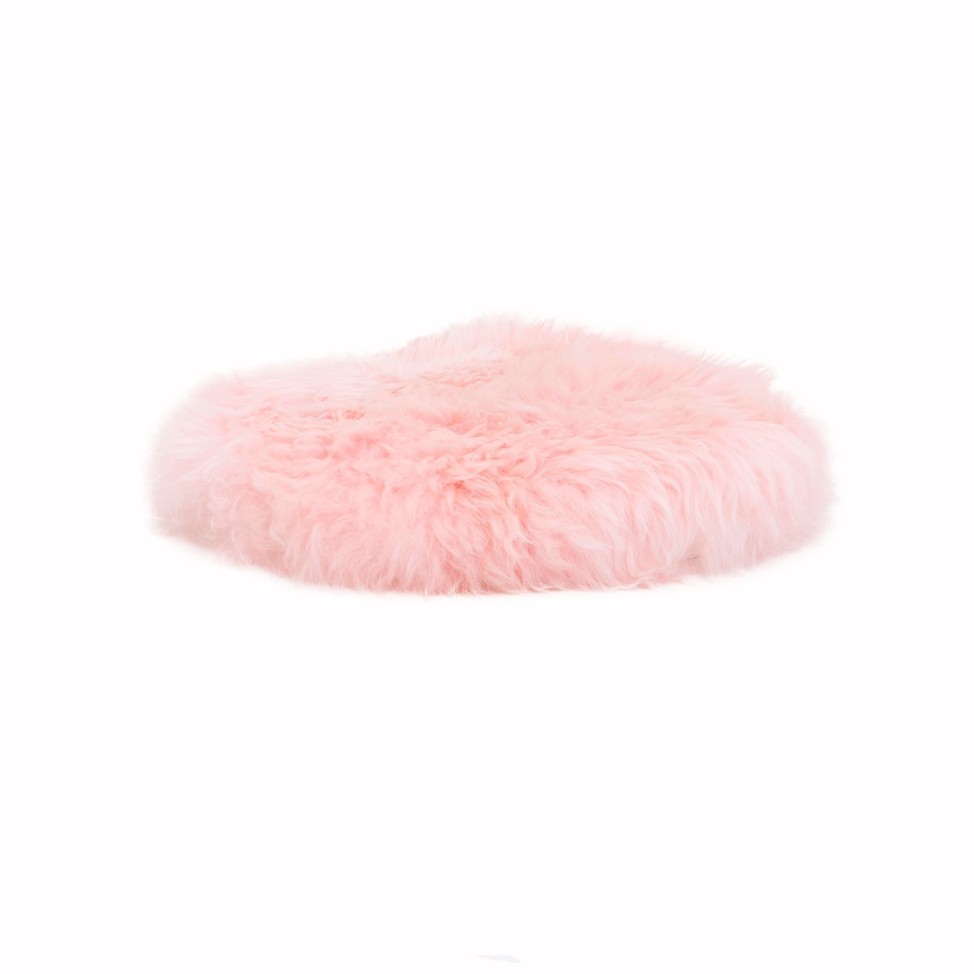 Native Home Round Sheepskin Chair Pad-Beaumonde