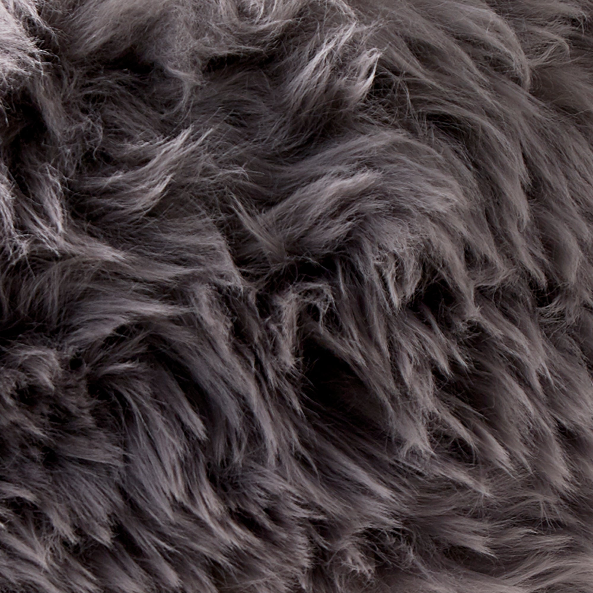 Native Home Sheepskin Wood Stool - Woodstain-Beaumonde