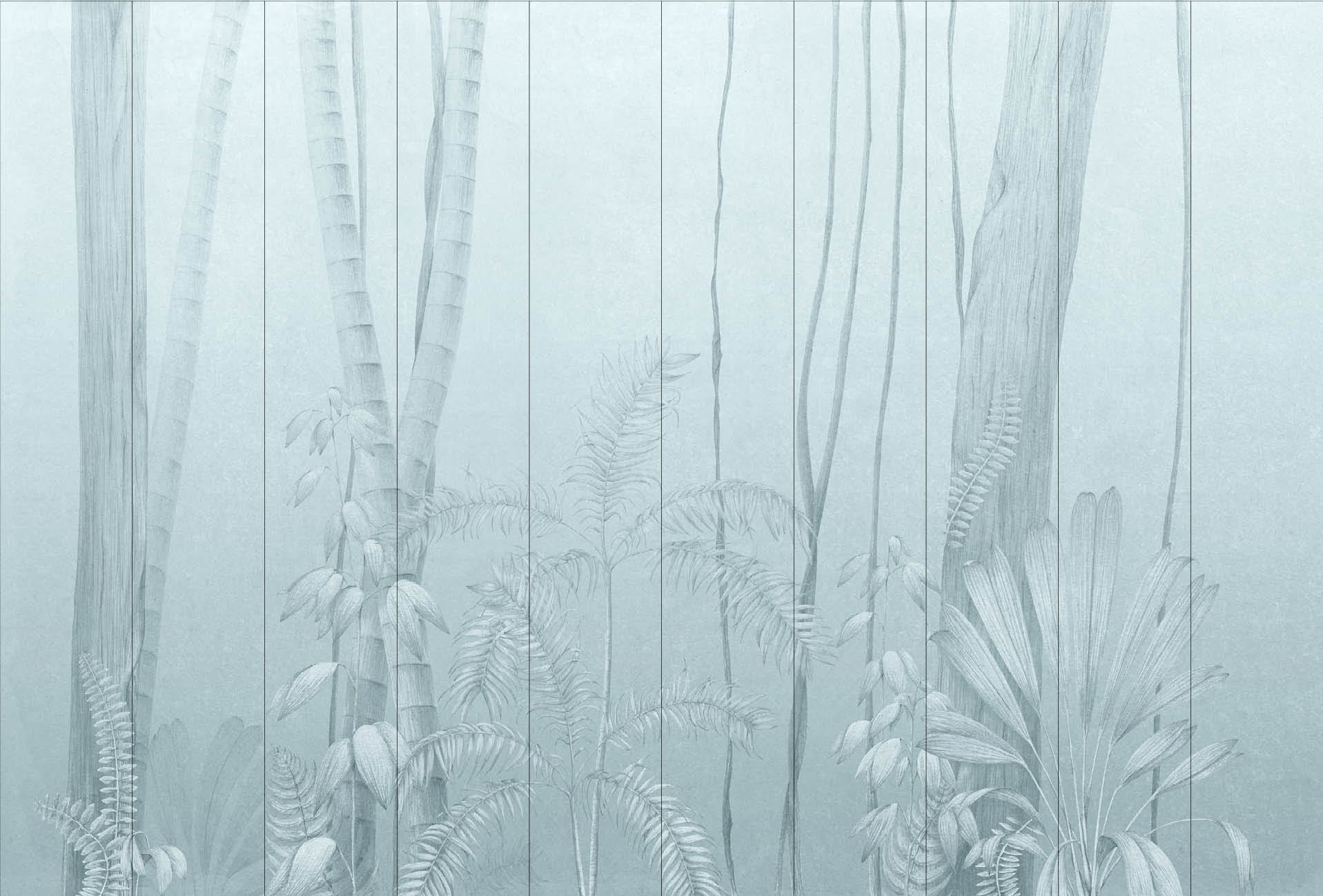 NLXL Amazonia Blue Wallpaper-Beaumonde