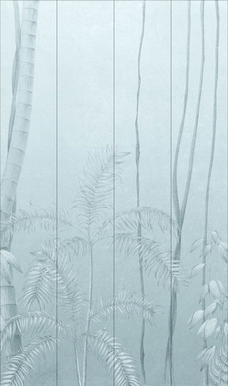 NLXL Amazonia Blue Wallpaper-Beaumonde