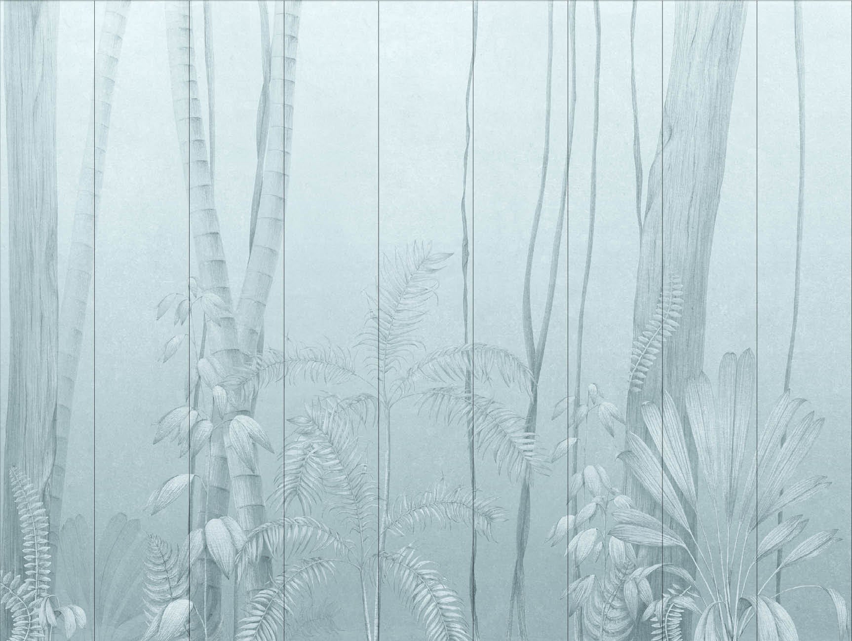 NLXL Amazonia Blue Wallpaper-Beaumonde