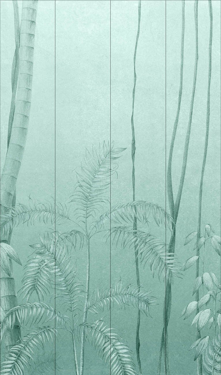 NLXL Amazonia Green Wallpaper-Beaumonde