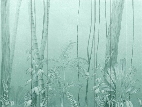 NLXL Amazonia Green Wallpaper-Beaumonde