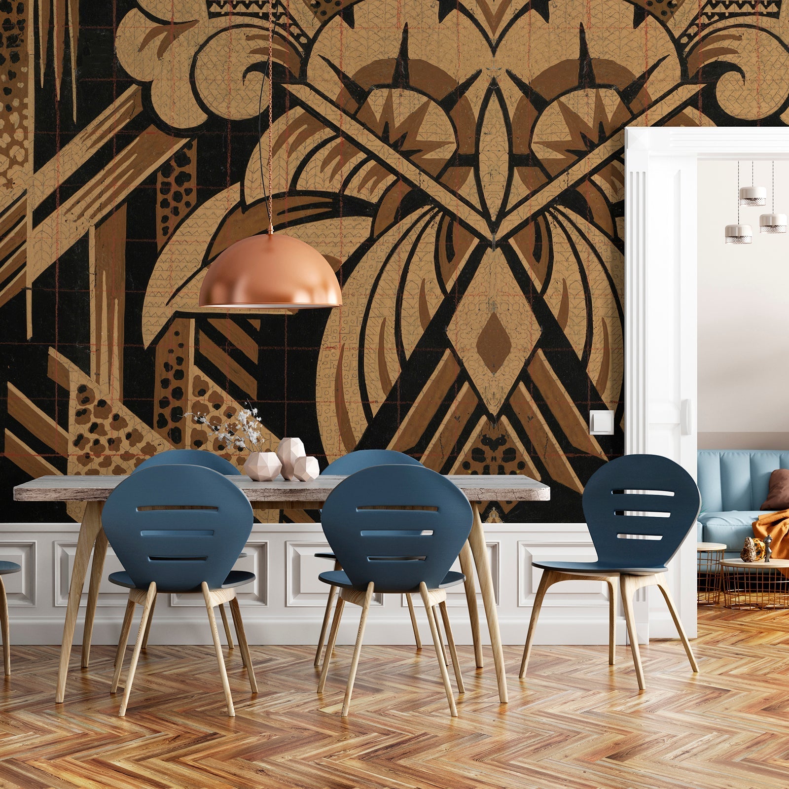 NLXL Art Deco Wallpaper Mural by NLXL-Beaumonde
