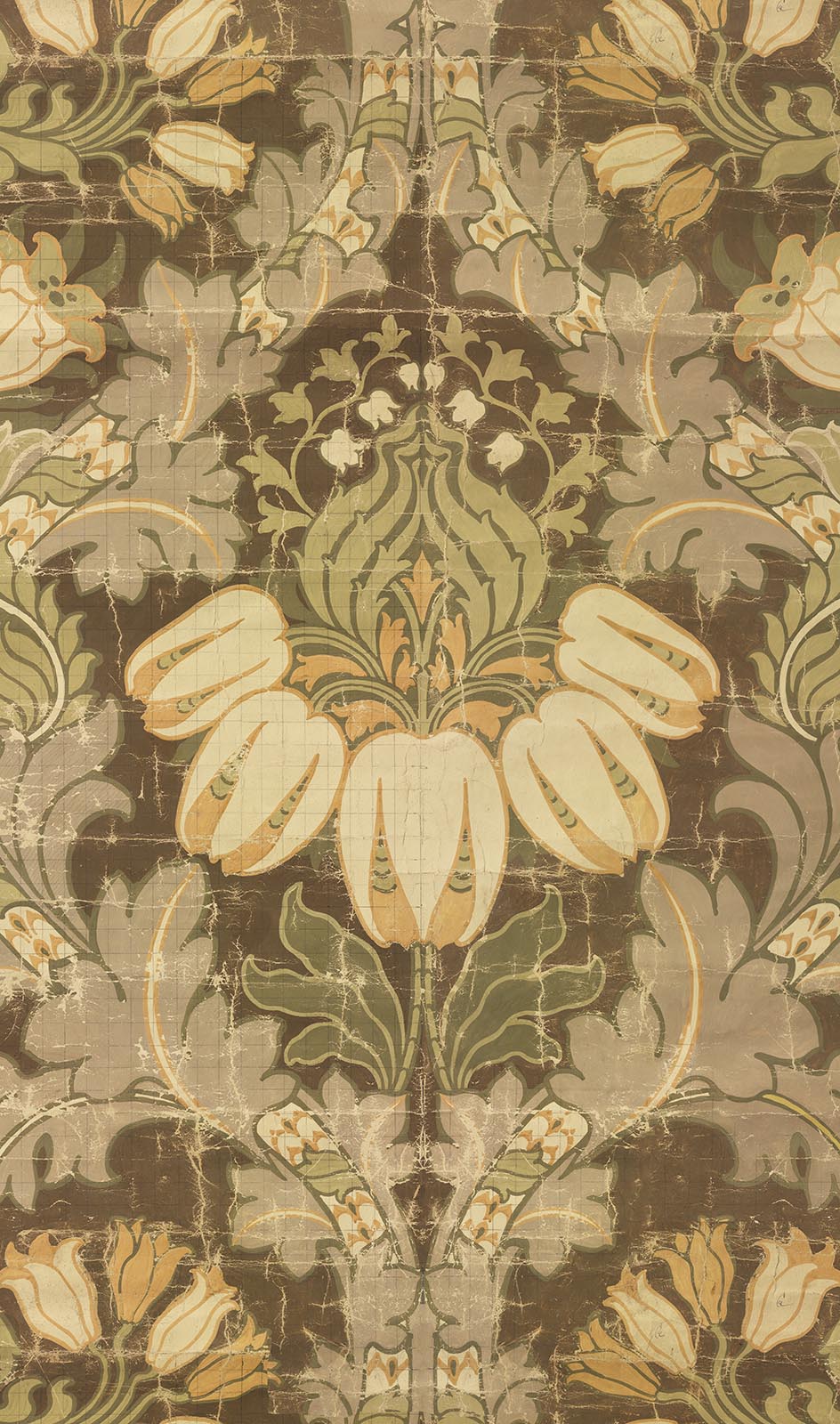 Big Pattern Luther Wallpaper Mural-Beaumonde