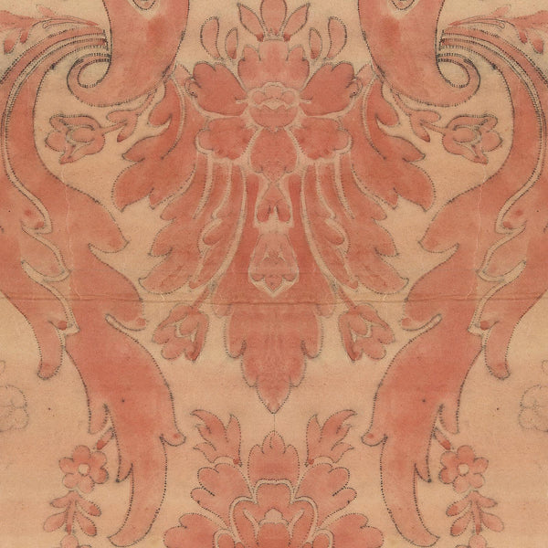 Big Patterns Aubusson Rouge Wallpaper-Beaumonde