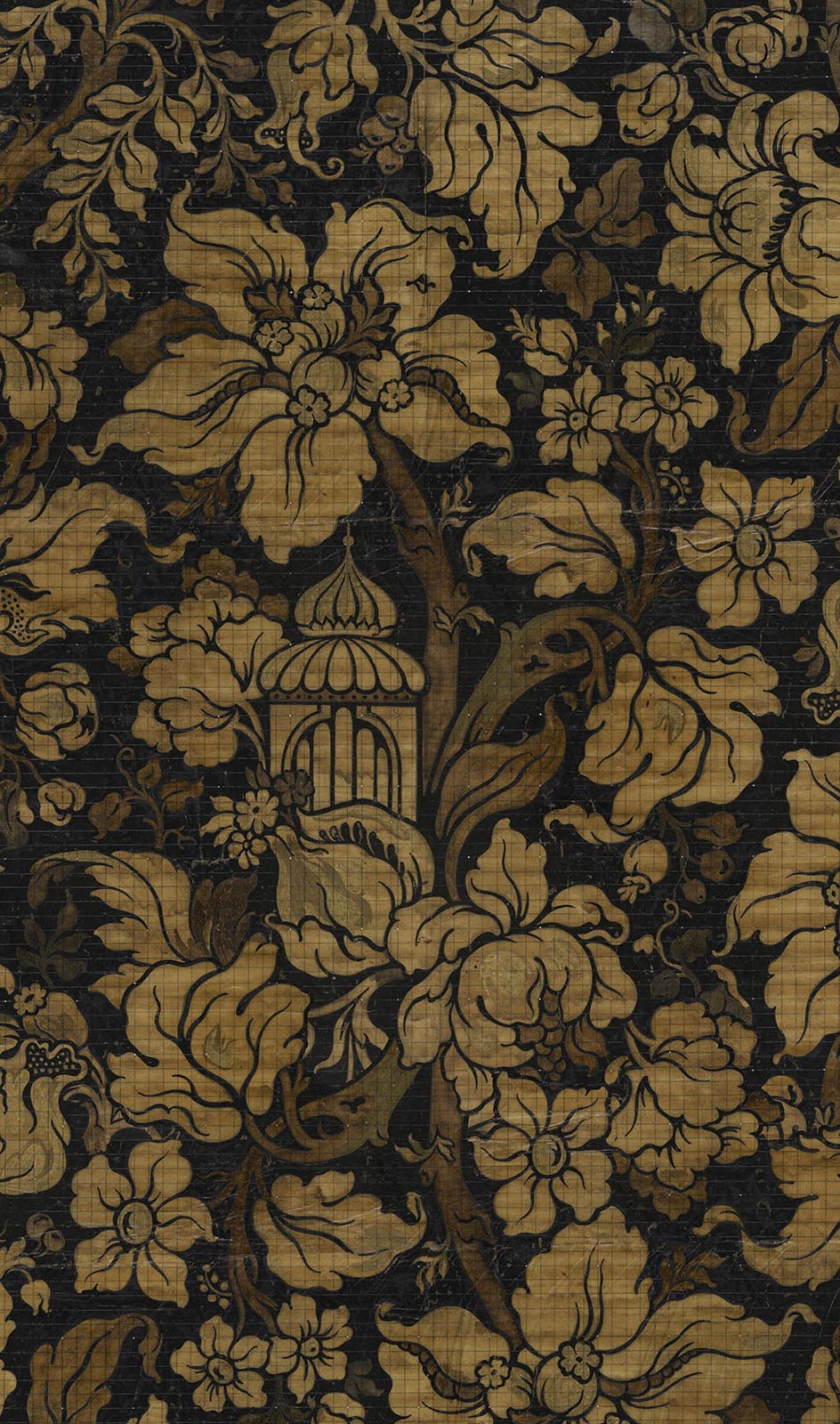 Big Patterns Paradis Noir Wallpaper-Beaumonde