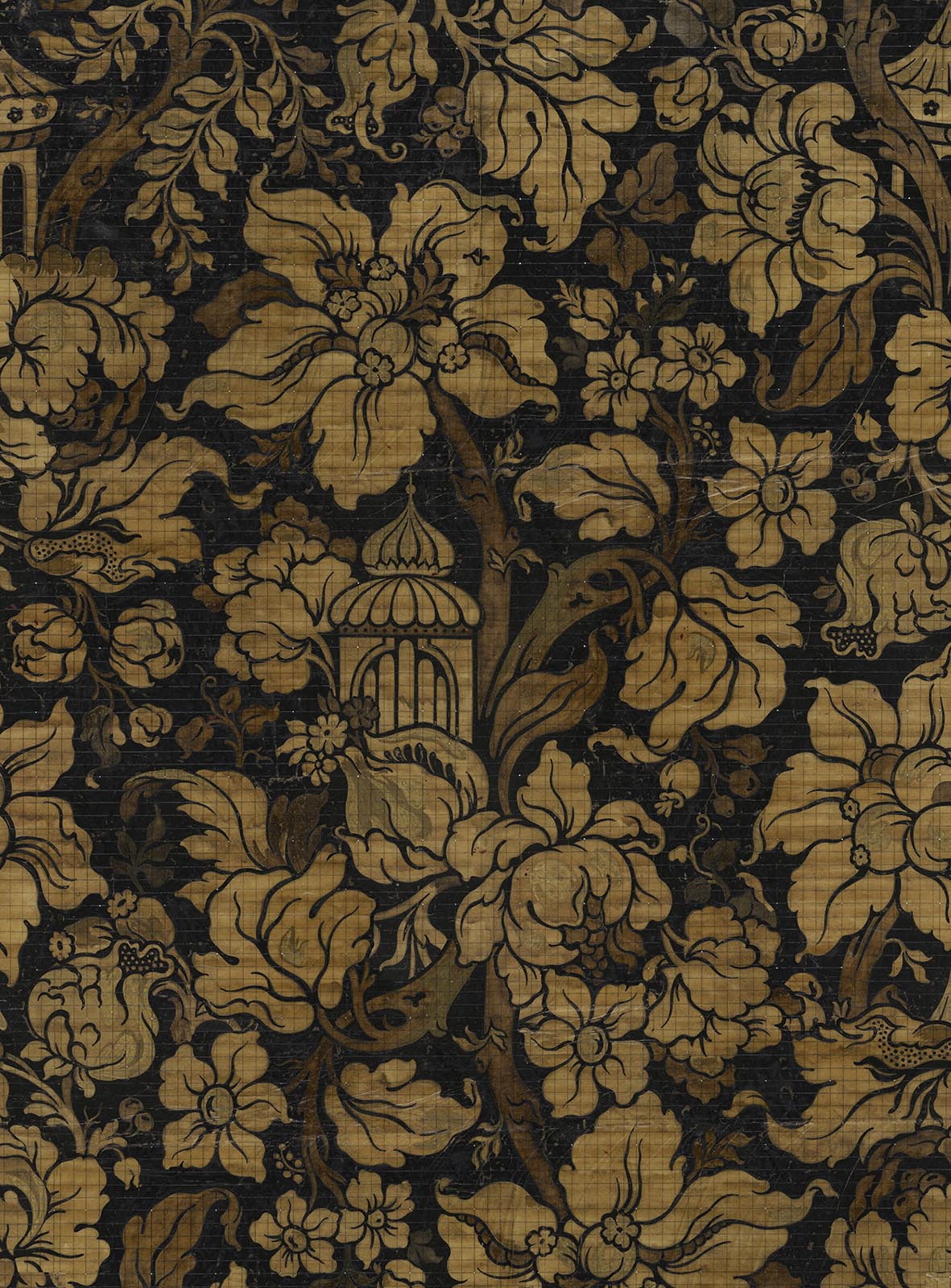 Big Patterns Paradis Noir Wallpaper-Beaumonde