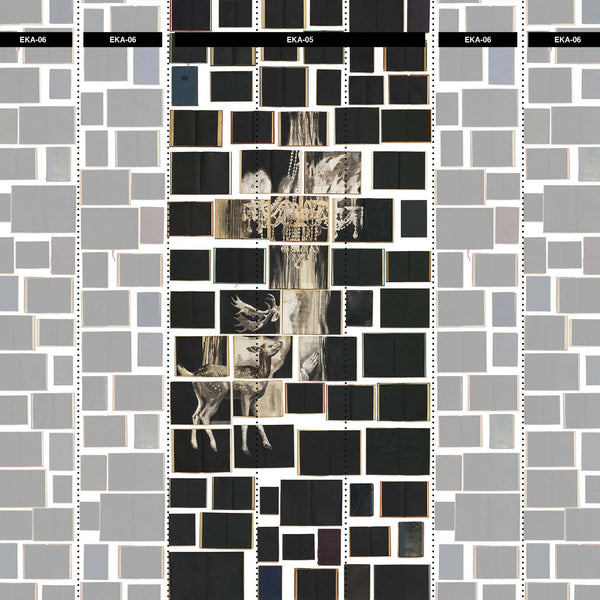 Chandelier black Wallpaper-Beaumonde