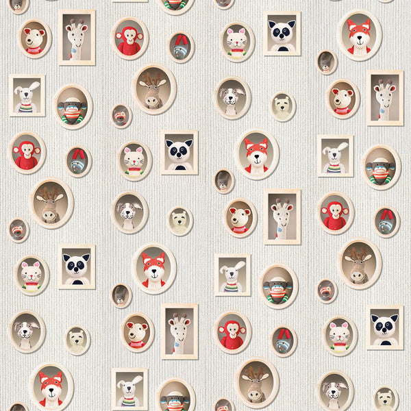 NLXL Crochet Animals Wallpaper-Beaumonde
