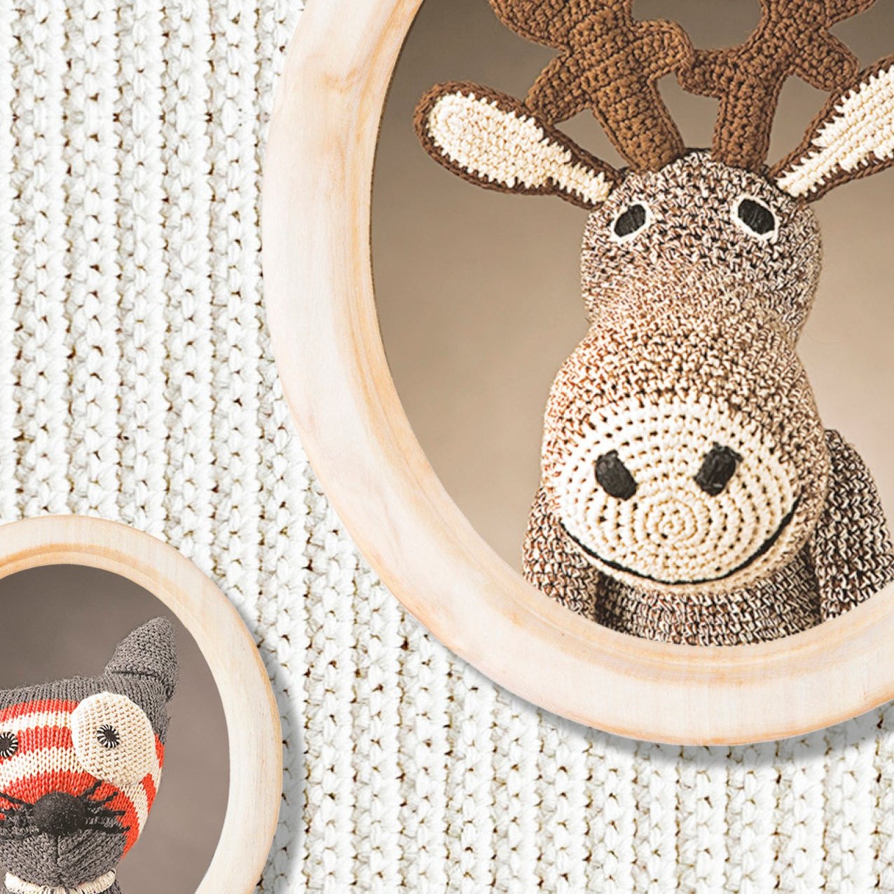 NLXL Crochet Animals Wallpaper-Beaumonde