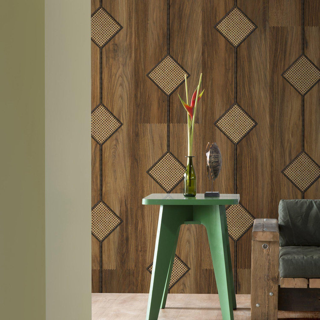 NLXL Diamond Cane Webbing Wallpaper-Beaumonde