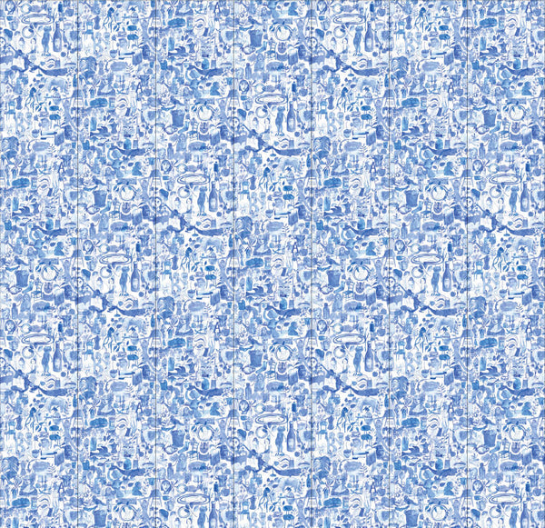 NLXL Drops I'm Blue Wallpaper Mural-Beaumonde