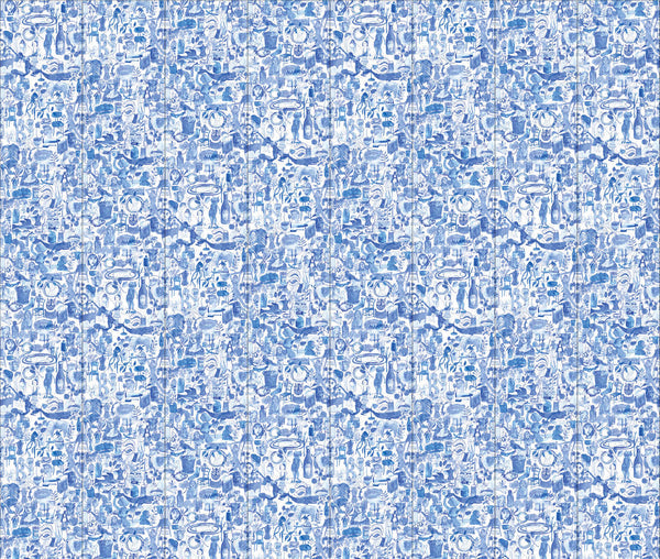 NLXL Drops I'm Blue Wallpaper Mural-Beaumonde