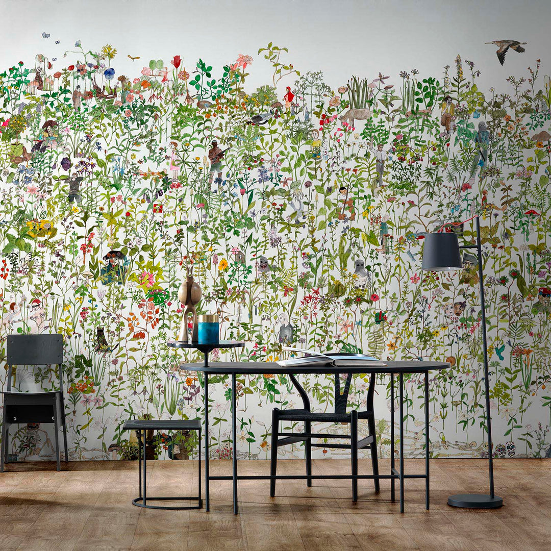 NLXL Enchanted Garden Mural Wallpaper-Beaumonde