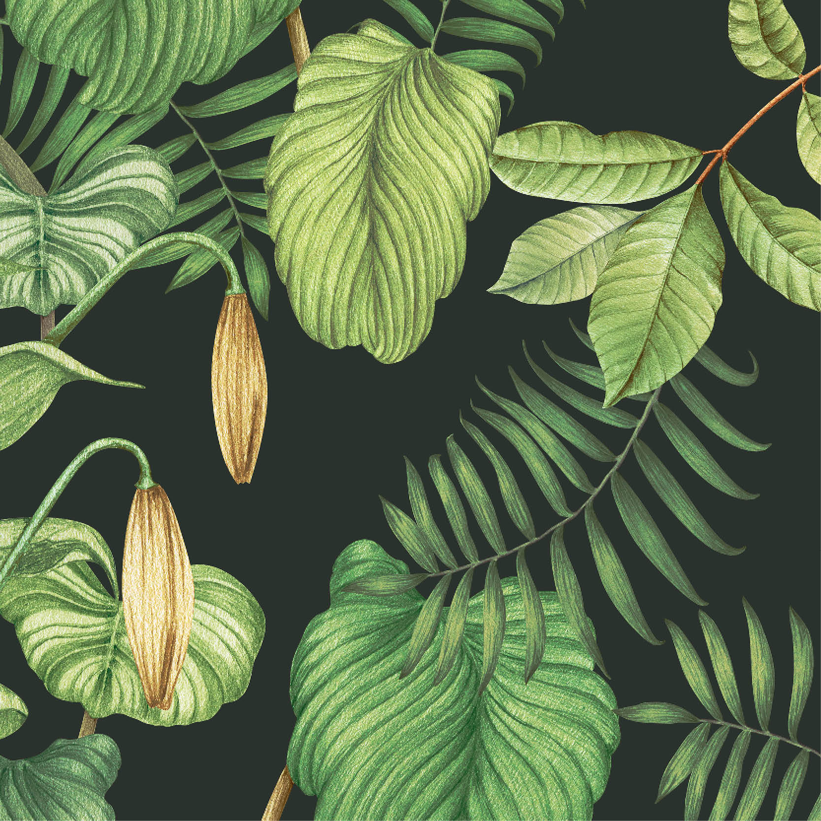 NLXL Greenery Wallpaper-Beaumonde