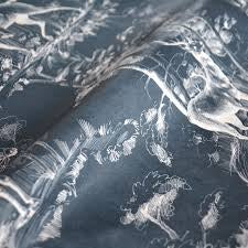 NLXL La Chasse Blue Wallpaper-Beaumonde