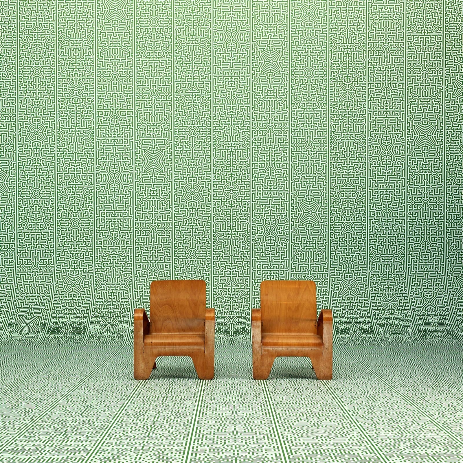 NLXL Labyrinth Wallpaper-Beaumonde