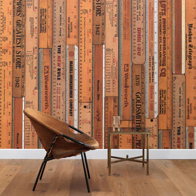 NLXL Large Rulers Wallpaper MRV-06-Beaumonde