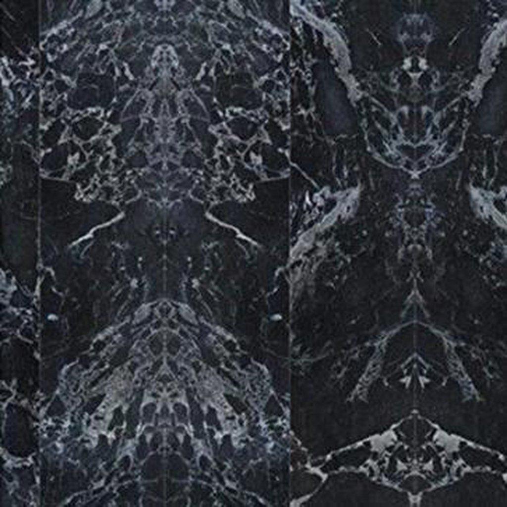 NLXL Marble Black No Joints Mirrored wallpaper-Beaumonde
