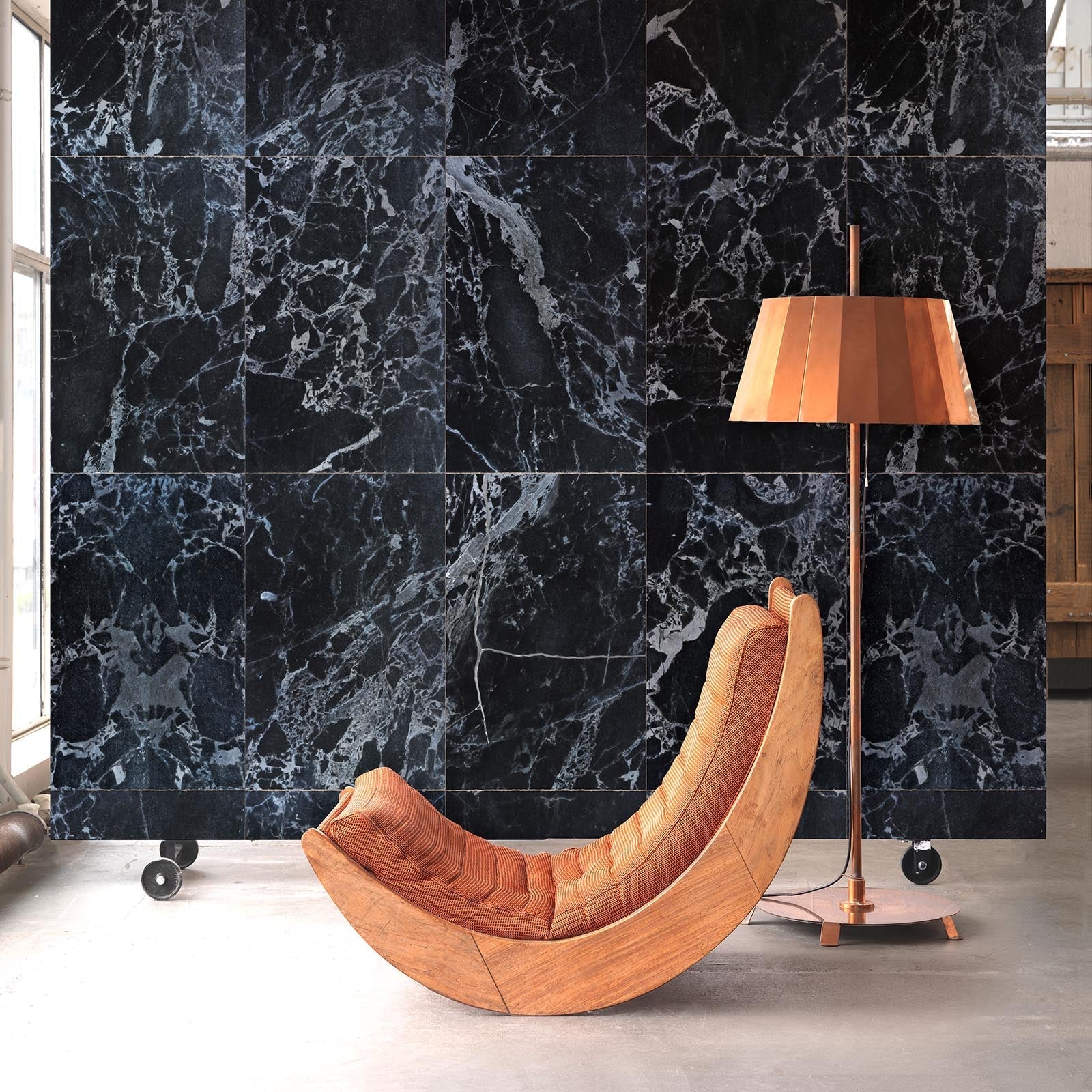 Marble Black No Joints Wallpaper-Beaumonde