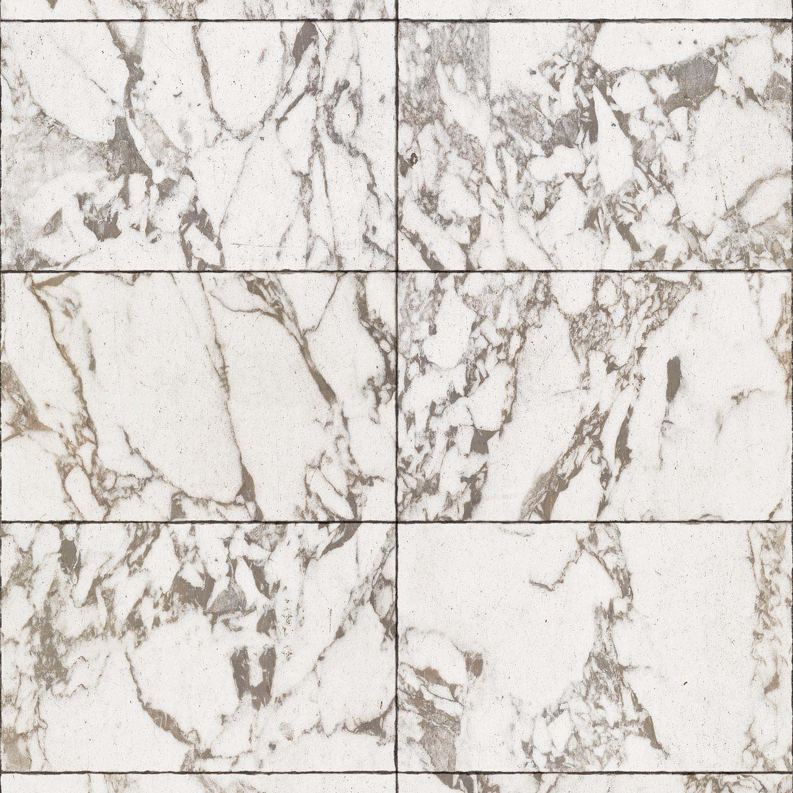 Materials Wallpaper PHM-42 White Tiles 24,4 x 15,4 cm-Beaumonde
