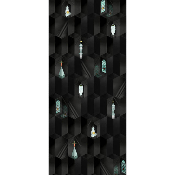 NLXL Midnight Black Wallpaper-Beaumonde