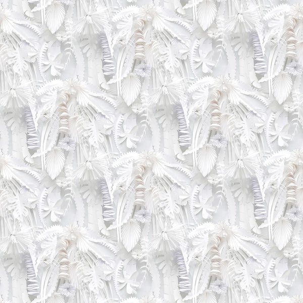 NLXL Paper Flowers Green Wallpaper-Beaumonde