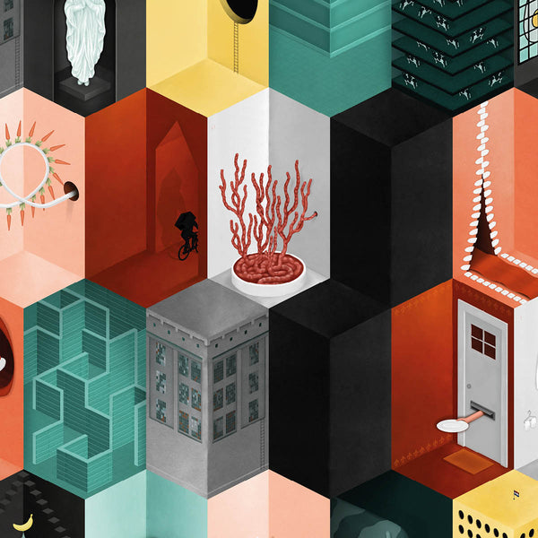 NLXL What The Food Wallpaper-Beaumonde