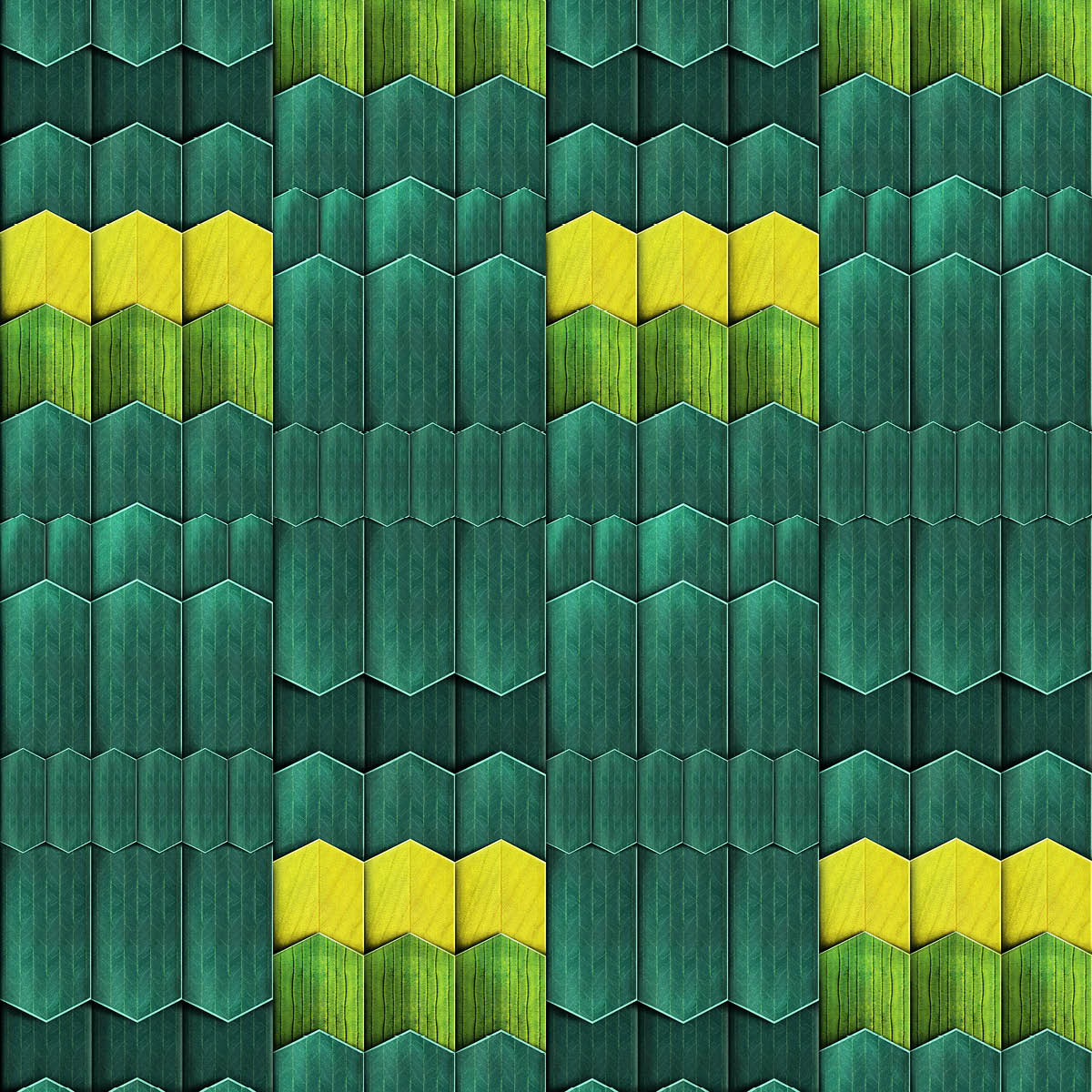 NLXL Yellow Edge Wallpaper-Beaumonde