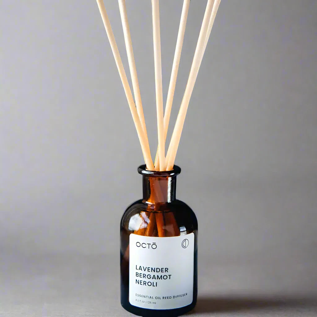 Octō Serene Lavender + Bergamot + Neroli Reed Diffuser 125ml-Beaumonde