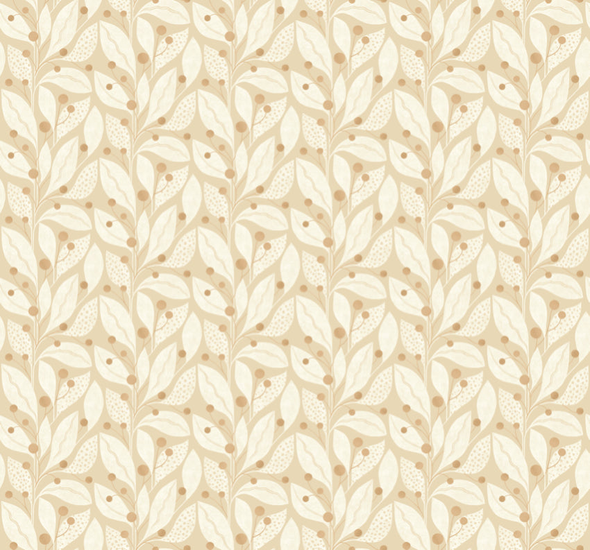 Ohpopsi Berry Dot Wallpaper - Shortbread-Beaumonde