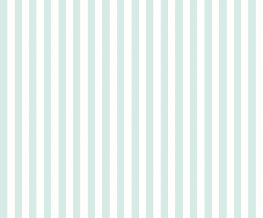Ohpopsi Bloc Stripe Wallpaper - Duck Egg-Beaumonde