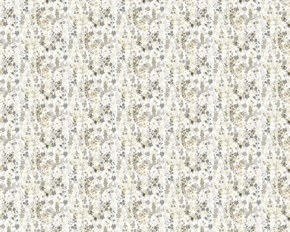 Ohpopsi Blossom Wallpaper - Neutral Grey-Beaumonde