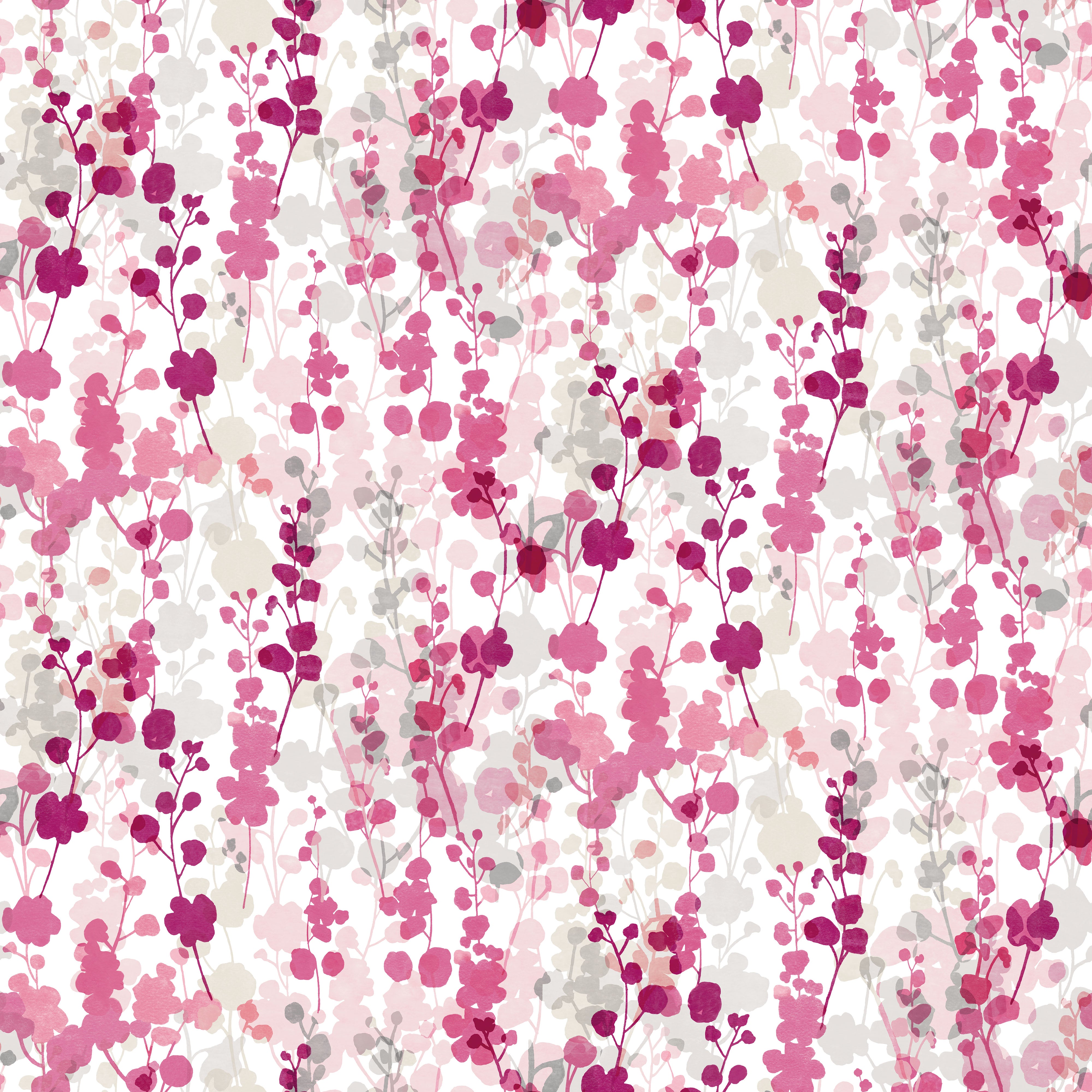 Ohpopsi Blossom Wallpaper - Raspberry-Beaumonde