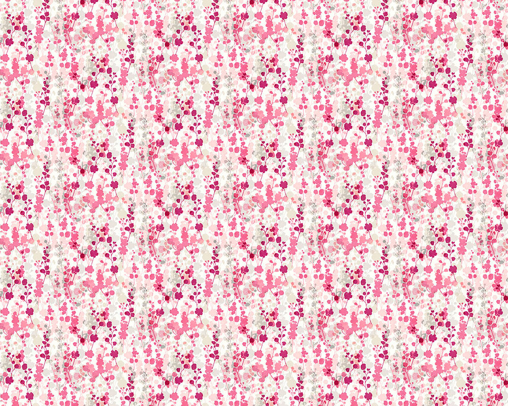 Ohpopsi Blossom Wallpaper - Raspberry-Beaumonde