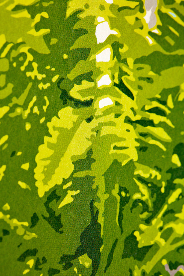 Ohpopsi Houseplant Wallpaper - Cerulean Twist-Beaumonde