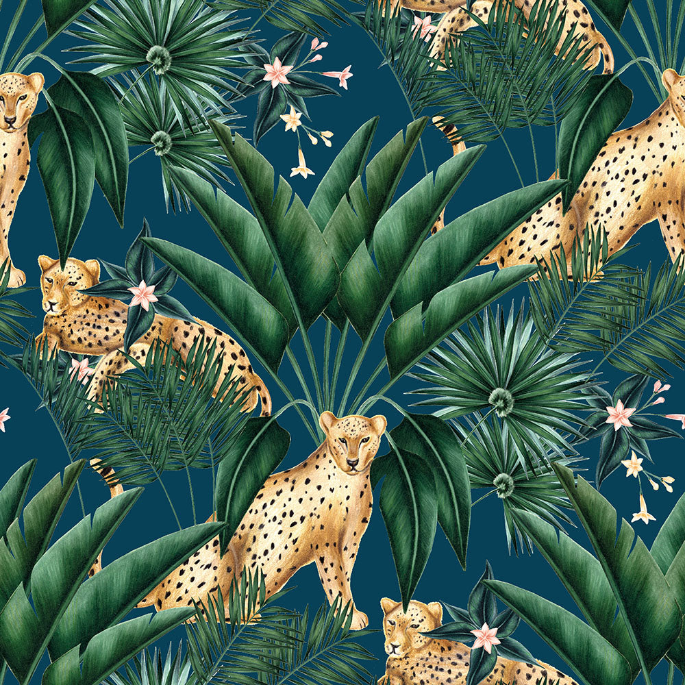Ohpopsi Jungle Cheetah Wallpaper- Ink-Beaumonde