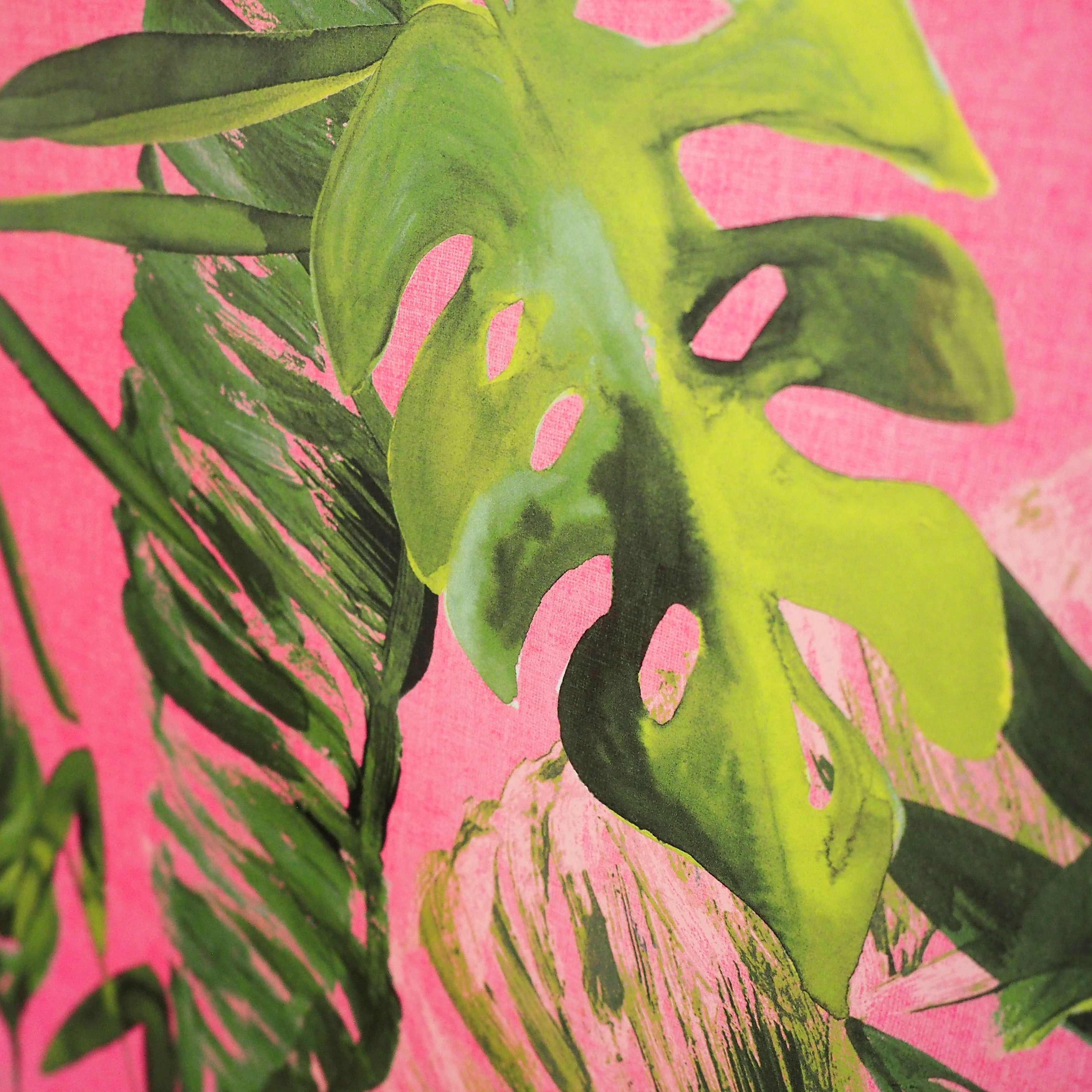 Ohpopsi Palmera Wallpaper - Fuchsia-Beaumonde