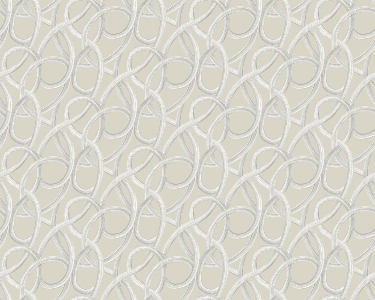 Ohpopsi Twisted Geo Wallpaper - Stone-Beaumonde