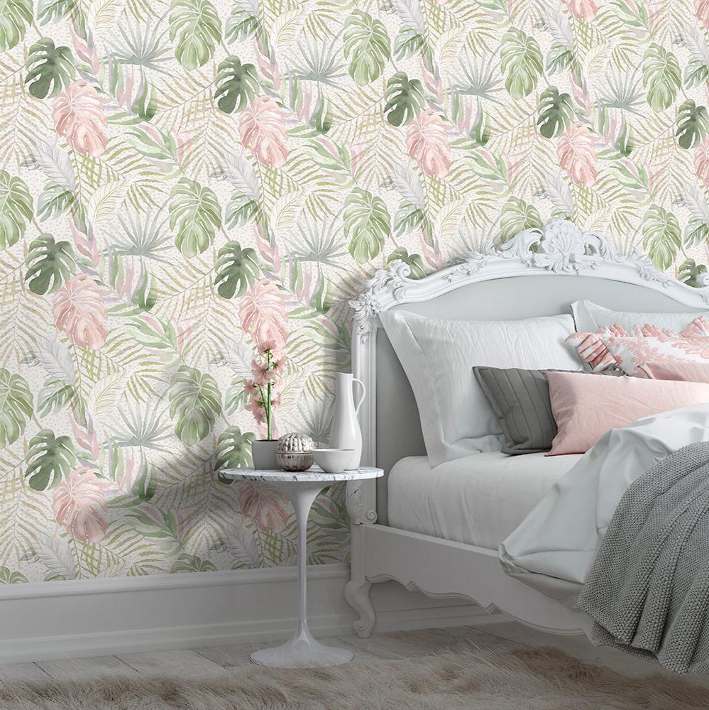 Ohpopsi Wild Tropica Wallpaper - Powder-Beaumonde