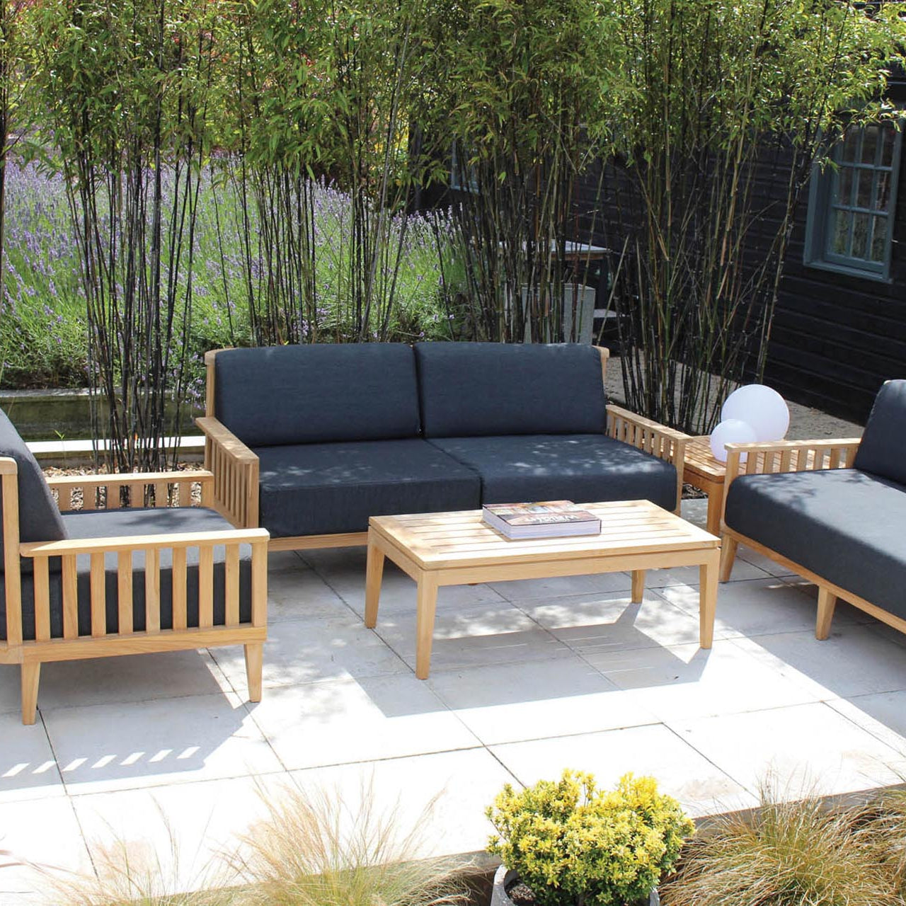 PR Home Paling Large Outdoor Sofa – Teak