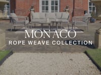 Maze Monaco Rope Weave 2 Seat Sofa Set