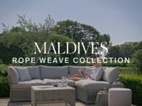 Maze Maldives Rope Weave 8 Seat Rectangular Dining Set
