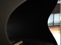 Le Feu Dome 625 - Black Ground Wood Low