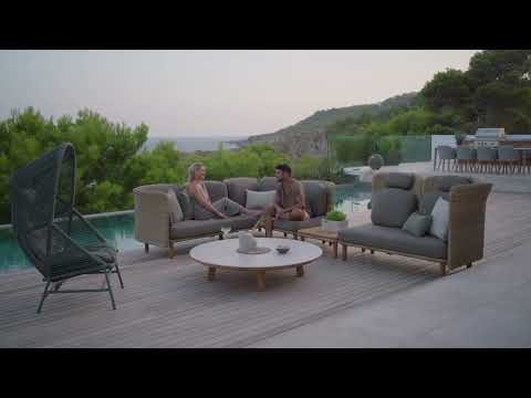 Cane-line Arch Corner Sofa with Backrests & Table