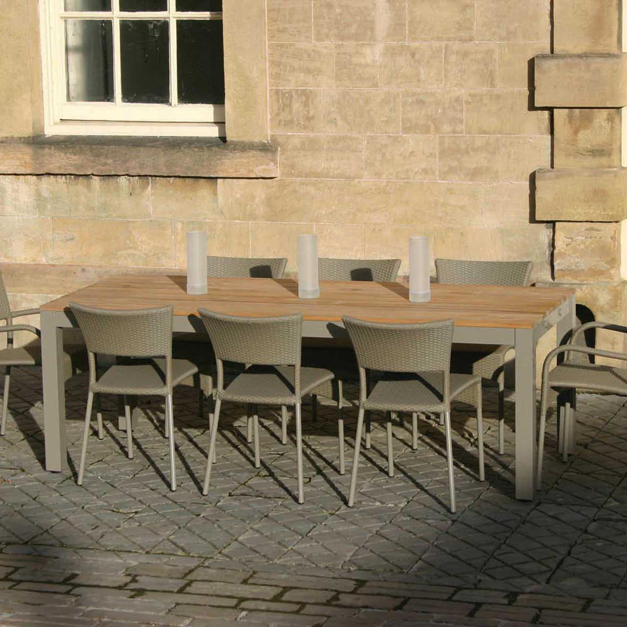 PR Home Reclaim Outdoor Dining Table – Kubu / Teak